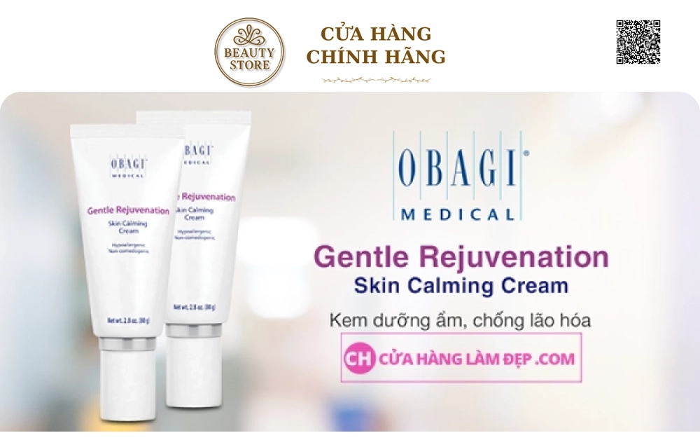 Kem Dưỡng Ẩm, Hỗ Trợ Ngừa Lão Hóa Obagi Gentle Rejuvenation Skin Calming Cream