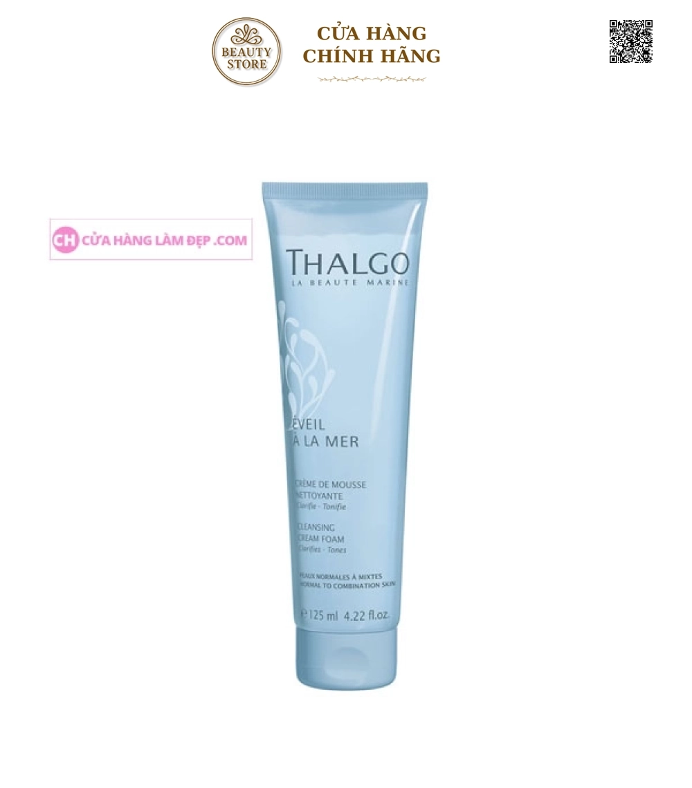 Kem Sữa Rửa Mặt Tẩy Trang Và Tạo Bột Thalgo Cleansing Cream Foam