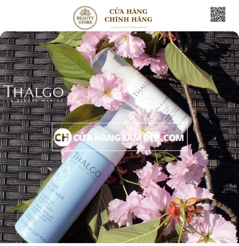 Sữa rửa mặt tạo bọt Thalgo Foaming Marine Cleanser