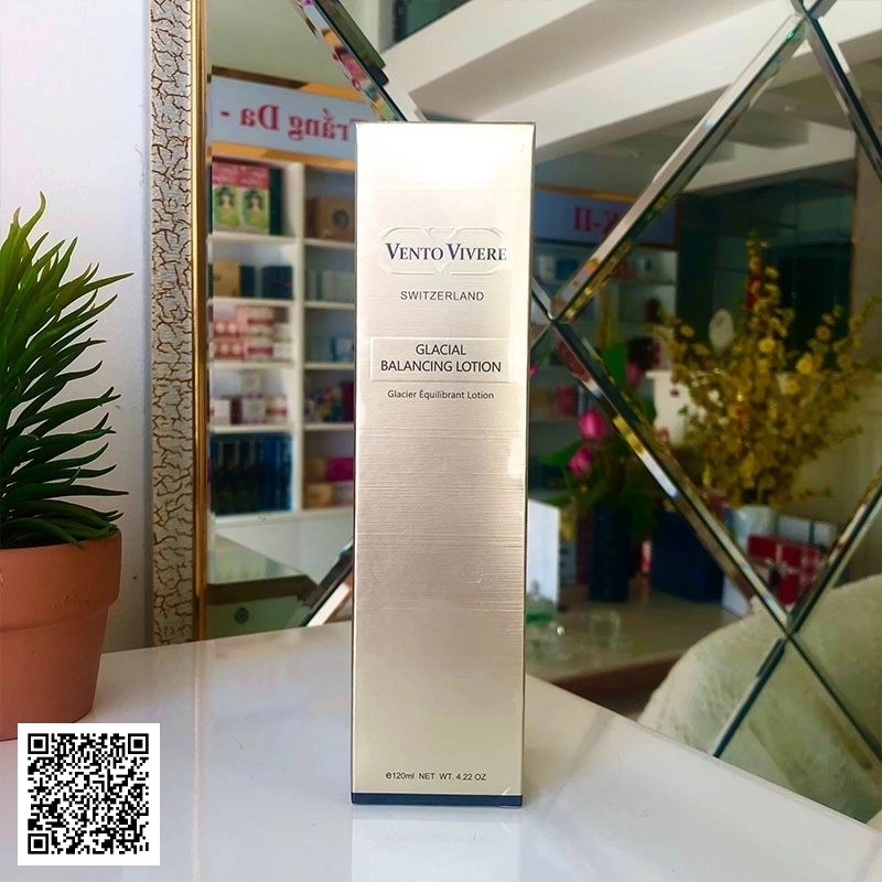 Nước Thần Resveratrol Glacial Balancing Lotion Vento Vivere 120ml Thụy Sỹ