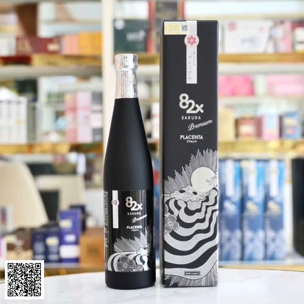 Nước Uống Tinh Chất Nhau Thai Placenta 82x Sakura Premium Nhật Bản 500ml