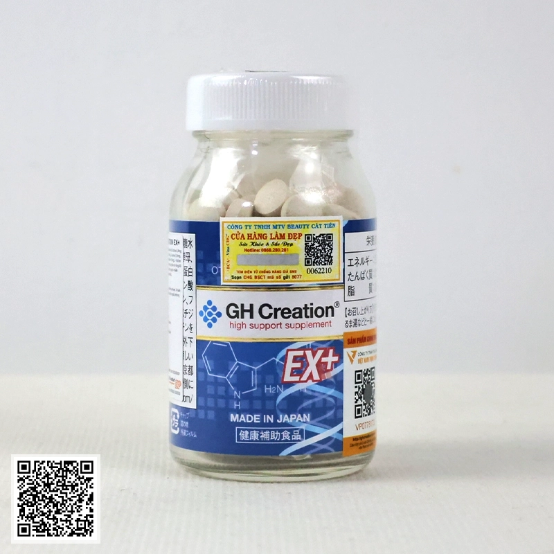 Viên Uống Tăng Chiều Cao GH Creation EX+ Từ Nhật Bản 270 Viên
