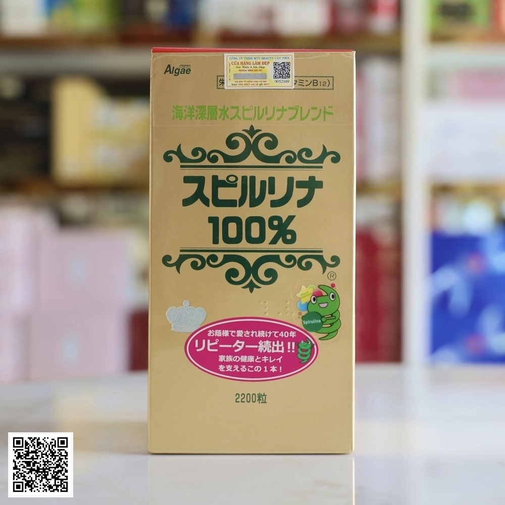 Tảo Xoắn Spirulina Nhật Bản 2200 Viên