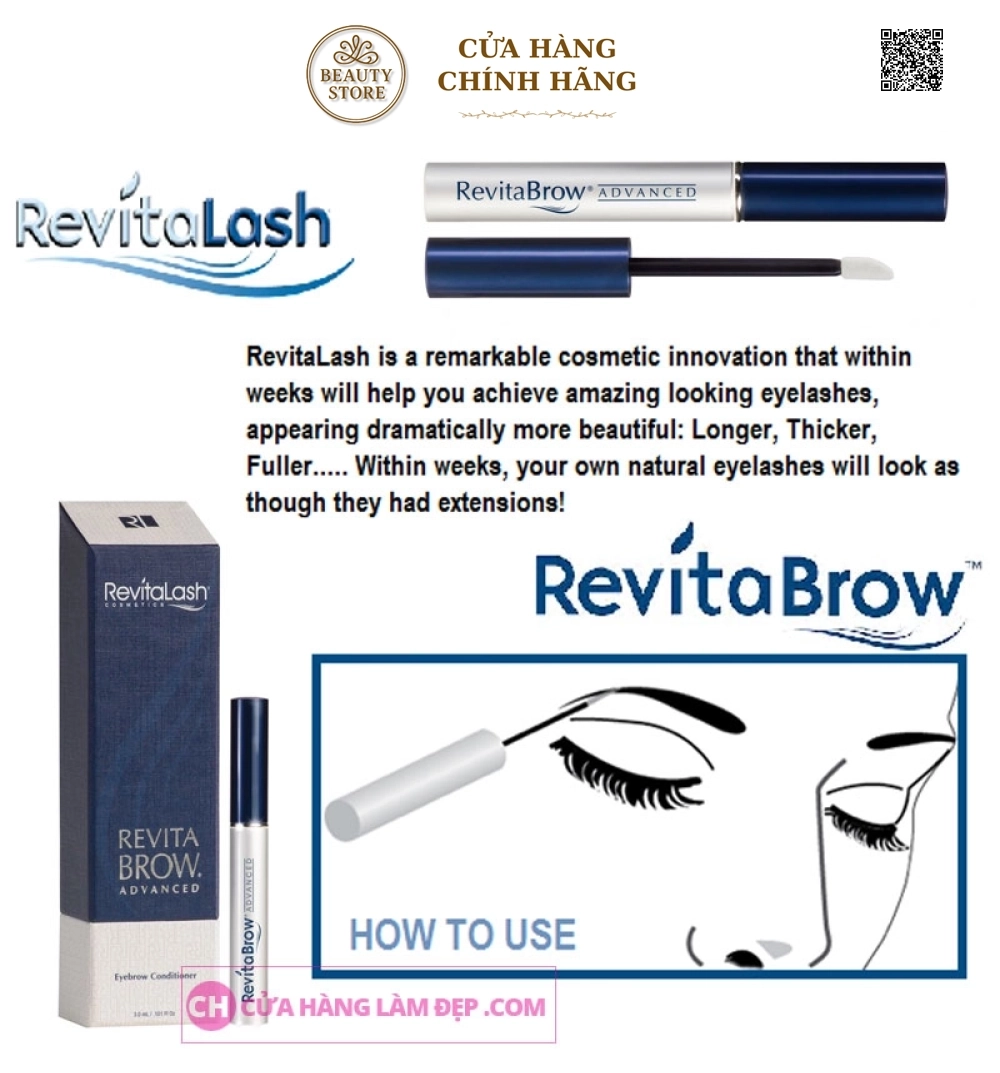 Serum dưỡng Mọc Lông Mày RevitaBrow EyeBrow Conditioner (3ml)