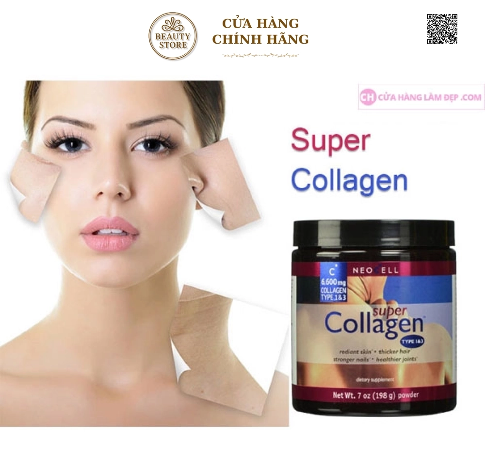 Super Collagen NeoCell Type 1&3 Dạng Bột 6600mg